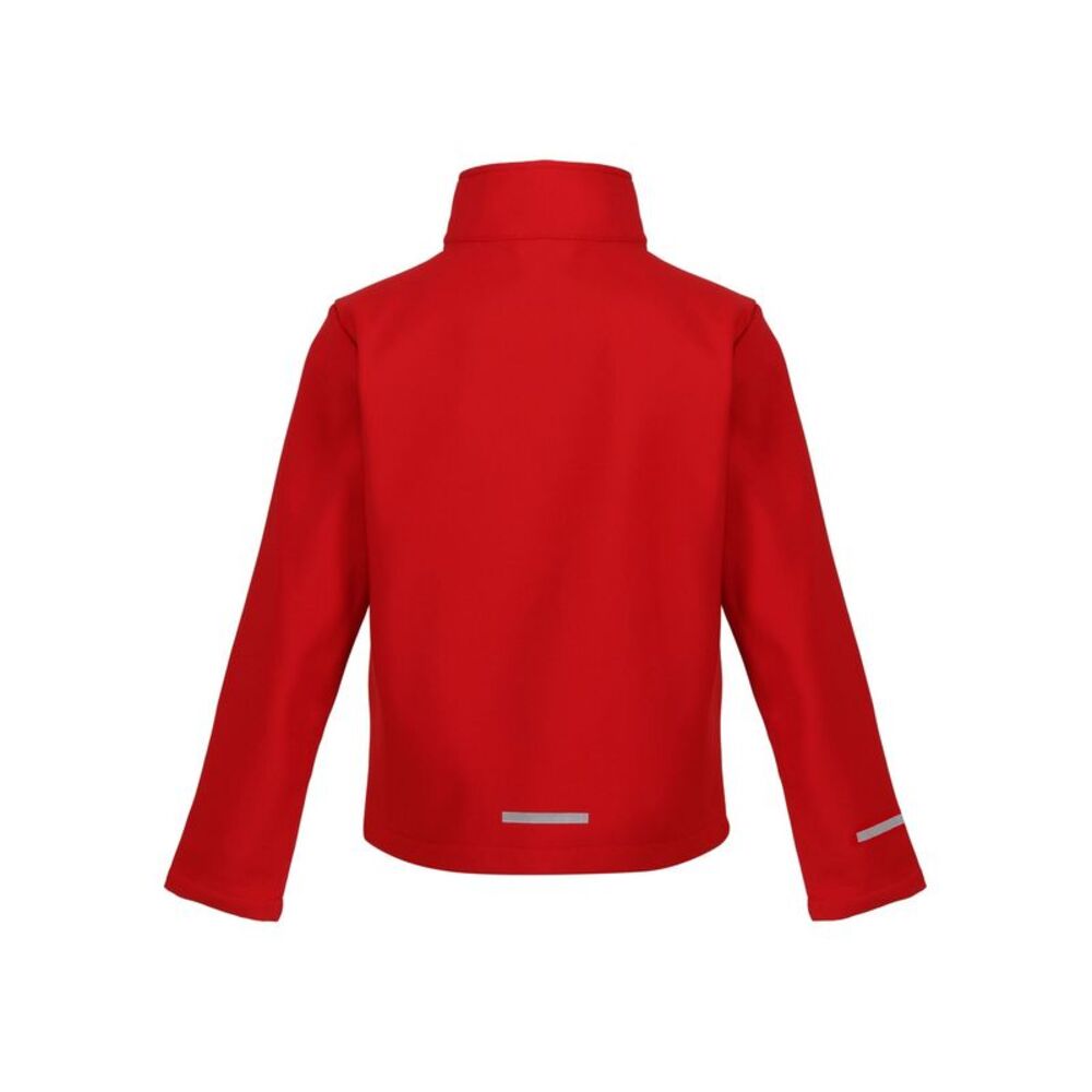 Regatta Childrens/Kids Ablaze 2 Layer Soft Shell Jacket / Classic Red/Black - Picture 2 of 3